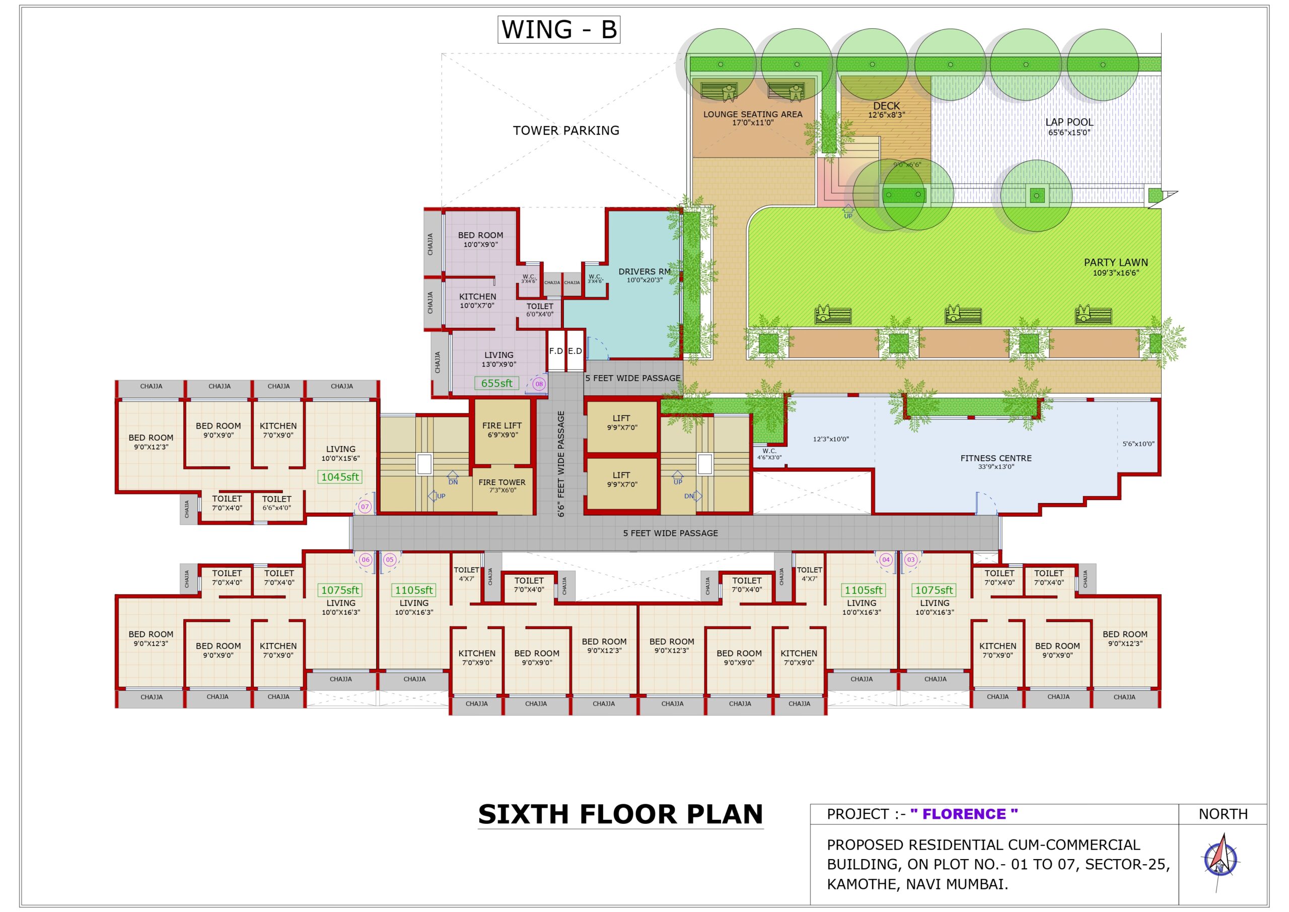 B Wing 6th FL PLAN_page-0001