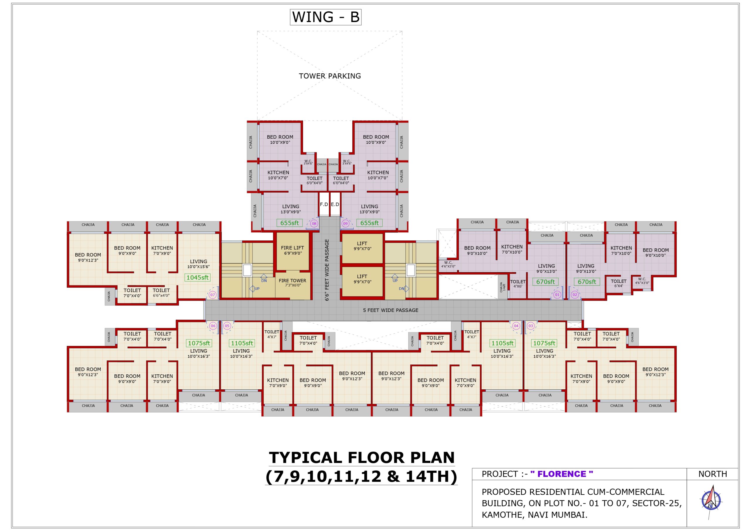 B Wing Typical FL PLAN_page-0001